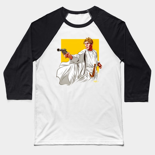 Peter O'Toole - An illustration by Paul Cemmick Baseball T-Shirt by PLAYDIGITAL2020